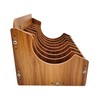 ZYRELYNX 8-Tier Sandpaper Organizer Fit for Sanding Discs 5 Inch,