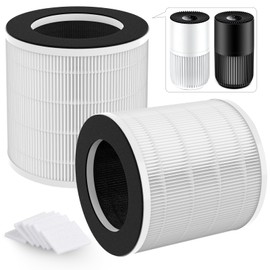 GoKBNY 2-Pack H7126 Replacement Filter Compatible with GoveeLife H7126 Purifier, 3-in-1 Filters, with Aromatherapy Tablets