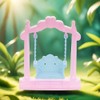 LIUZONGIN 2 Pack Mini Swing Hermit Crab Climbing Toy Terrarium