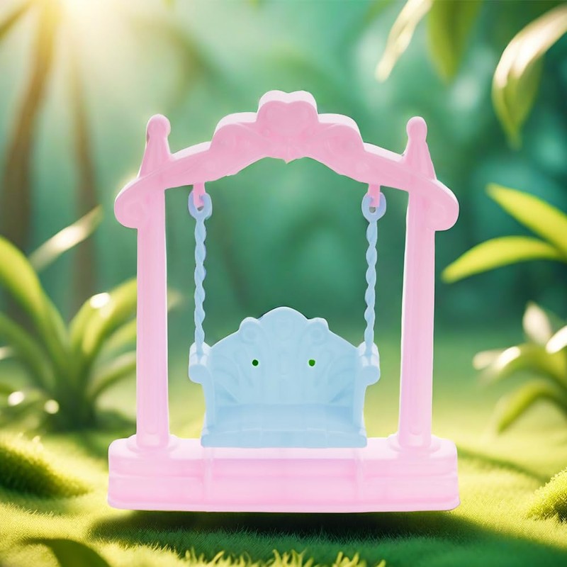 LIUZONGIN 2 Pack Mini Swing Hermit Crab Climbing Toy Terrarium