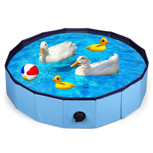 Mity rain Duck Pool, Collapsible Bath Tub for Duck Cooling,