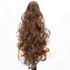 GLEDOLA Ombre Claw Clip In Wavy Loose curly Synthetic Wrap