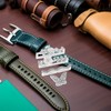 KOMBIUDA 4pcs Watch Strap Charms Decorative Rings Loops for Bands