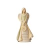 Enesco Foundations Retirement Journey Angel Holding Clock Miniature Figurine, 4.33