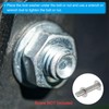 PATIKIL Flat Washers, 3 Pack 316 Stainless Steel 1 1/9"