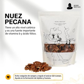 NEGRO MOSTAZA Nuez Pecana - Usada frecuentemente en la cocina india y la cocina del medio oriente - bolsa de 500gr
