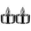 FATECIM 2" Turn Signal Light Covers Turbine Replacement Smoke Lenses