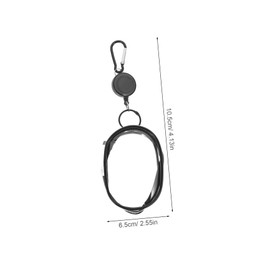 Operitacx Hängende USB Stick Aufbewahrungstasche Transparente Reisetasche für Ladekabel Kopfhörer Kleine Gegenstände Kompakt Tragbar PVC Aluminiumlegierung