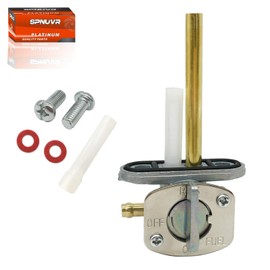 SPNUVR Fuel Valve Petcock Oil Switch Assembly Fit for Yamaha Badger Champ 100 Grizzly Raptor 50 Raptor 80 YFM 80 50 100 for TY350 1985-2008 55X-24500-02-00