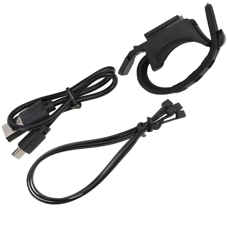 USB Bicycle Flashlight LED Computer Horn Light Bike Front Light
