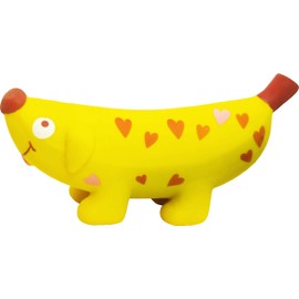 PLATZ PET SUPPLISE&FUN Dog Toy Banana Dog Heart