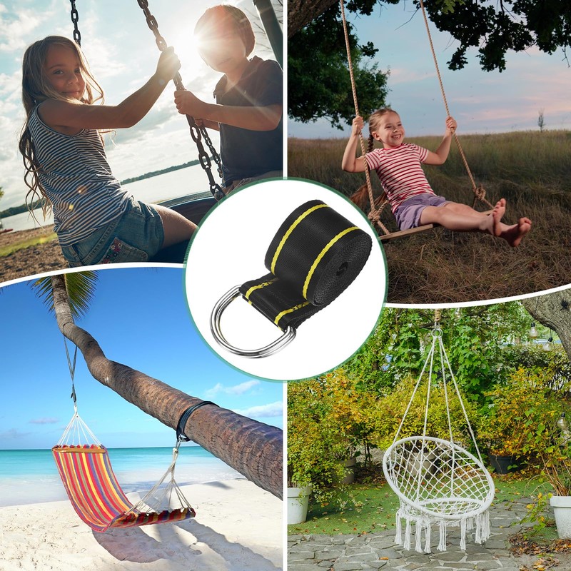 M METERXITY Tree Swing Straps Hanging Kit, 9.8FT Polyester Heavy