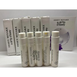 ISSEY MIYAKE 5 x Issey Miyake A Drop D'Issey Eau de Parfum Sample Spray Vial 0.8mL/0.02oz Eac