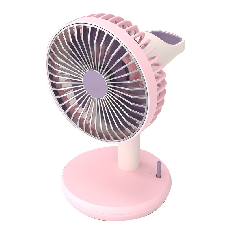 Desk Fan 3 Speed USB Charging Simple 1200mAh Quiet Portable