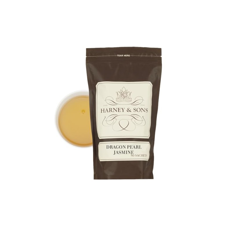 Harney & Sons Dragon Pearl Jasmine Tea, Bag of 50