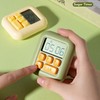Digital Kitchen Timer Cute Precise Magnetic Easy Operation Clear Alarm