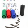 Eziglide Assorted Chisel Tip Whiteboard Pens 4 Pack with Magnetic