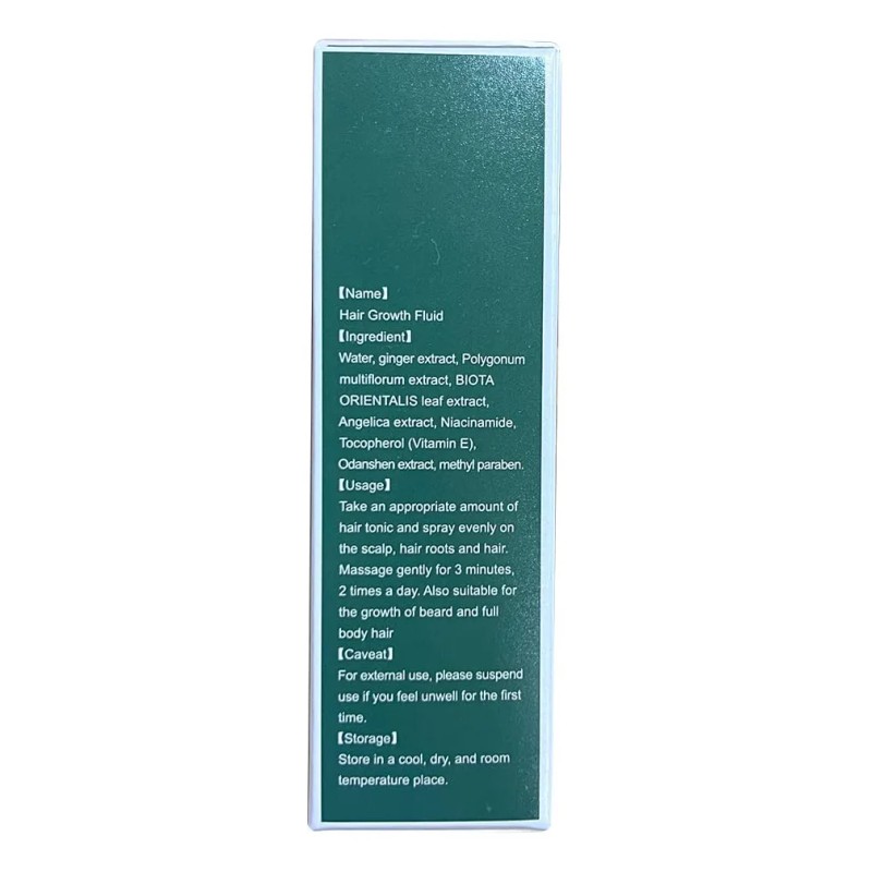 Suero De Crecimiento Del Cabello De Jengibre, Espray Nutriti