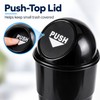 Car Trash Can with Lid for Cup Holder – Compact
