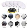 7Pcs Wool Polishing Buffing Pad Drill Buffer Attachment With Self