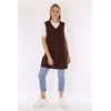7/8 Tunic Cotton Colourful Apron Short without Sleeves Cooking Apron,