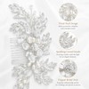 Wedding Pearl Leaf Hairpin Bridal Hairpin Handcrafted Flower Headband For