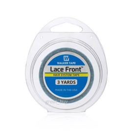 Walker Lace Front Support Tape 3/4" X 3 Yard Roll -Dull finish -Wig Hair system