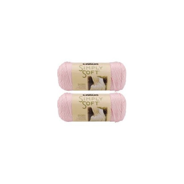 Bulk Buy: Caron Simply Soft Yarn Solids (2-Pack) (Soft Pink)