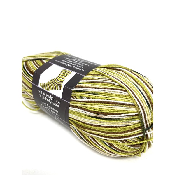 ONline Garne Sensitive Socks, Wool Free, 93% Polyacrylic/7% Polyester, 100