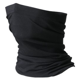 Wild Scene Neck Warmer, Merino Wool & Bamboo (Active Movement), Stretchable, Moisture Control, Temperature Control, Odor Resistant, Neck Gaiter, Men's, Women's, Sports, Outdoors, Snowboarding, Skiing, Mountain Climbing, Motorcycling, Bicycle