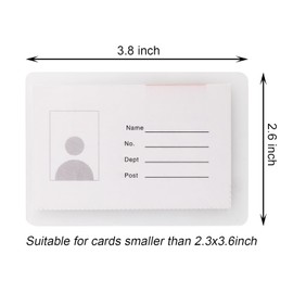 ONLYKXY 2.5x3.7-Inches Transparent Universal Thermal Laminating Sheets Pouches Premium Films for Laminator Machine - Photo Paper Files Card Picture for Office 100Pcs