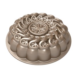 Nordic Ware Citrus Twist Pan, 8 Cup, Toffee