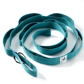 Slim Panda Yoga Strap, Yoga Band for Stretching with 10 Loops for Stretching and Stretching, Yoga Stretch Strap, Ideal for Fitness, Pilates, Physiotherapy