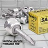 Everflow 8041957-25 3/8" Screw Vertical Threaded Rod Anchor Designed for