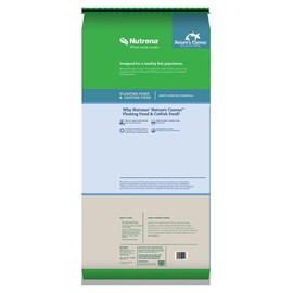 Nature's Canvas Catfish Feed Big Strike 32% Protein Floating Fish Food 40 Pounds