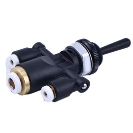 JEENDA 818-0007-000 Air Window Toggle Valve Switch 1/4 Compatible with Peterbilt 379 for Kenworth Trucks 8180007000