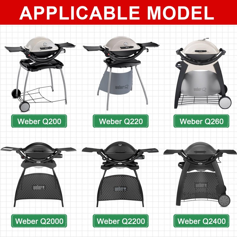 GGC Cooking Grate Replacement for Weber Q200, Q220, Q2000 Series,