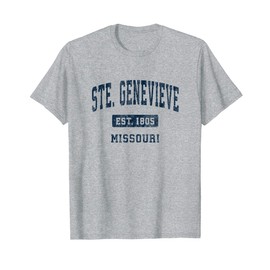 Ste. Genevieve Missouri MO Vintage Athletic Sports Design T-Shirt