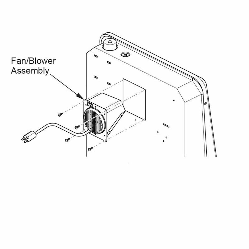 Bluegrass Living Fan Blower for Bluegrass Living MG Style Gas
