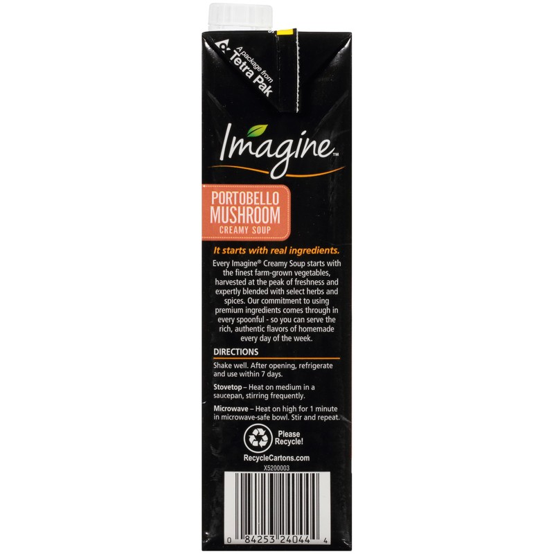 Imagine Portobello Mushroom Creamy Soup 32 fl. oz (Pack of