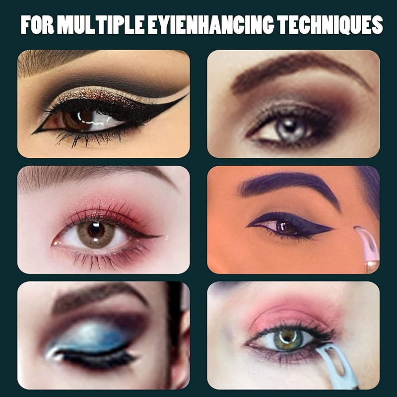 Eye Liner Makeup Tool, 2PC Eyeliner Brush Eyeliners Guide Tools,