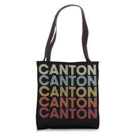 Canton Georgia Canton GA Retro Vintage Text Tote Bag