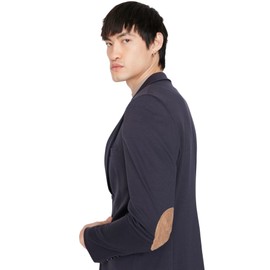TRENDYOL Men's Sizes Regular Basic Plain Woven Jacket Coat, navy blue