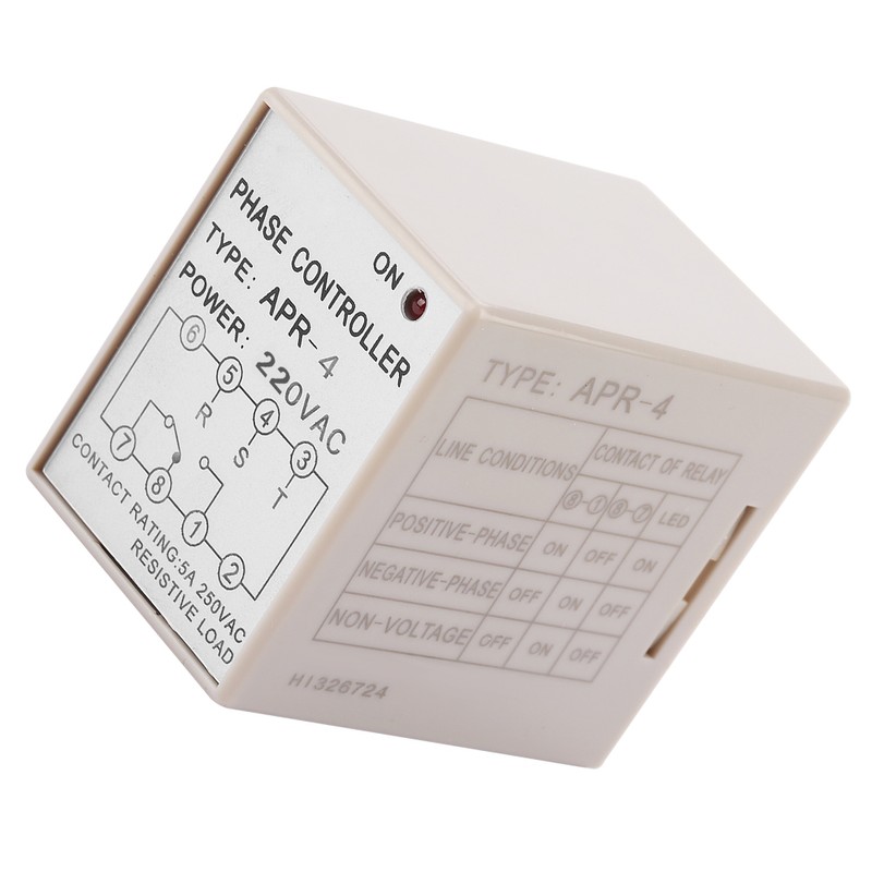 APR-4 Phase Loss Reverse Protection Relay Phase Sequence Controller 10A