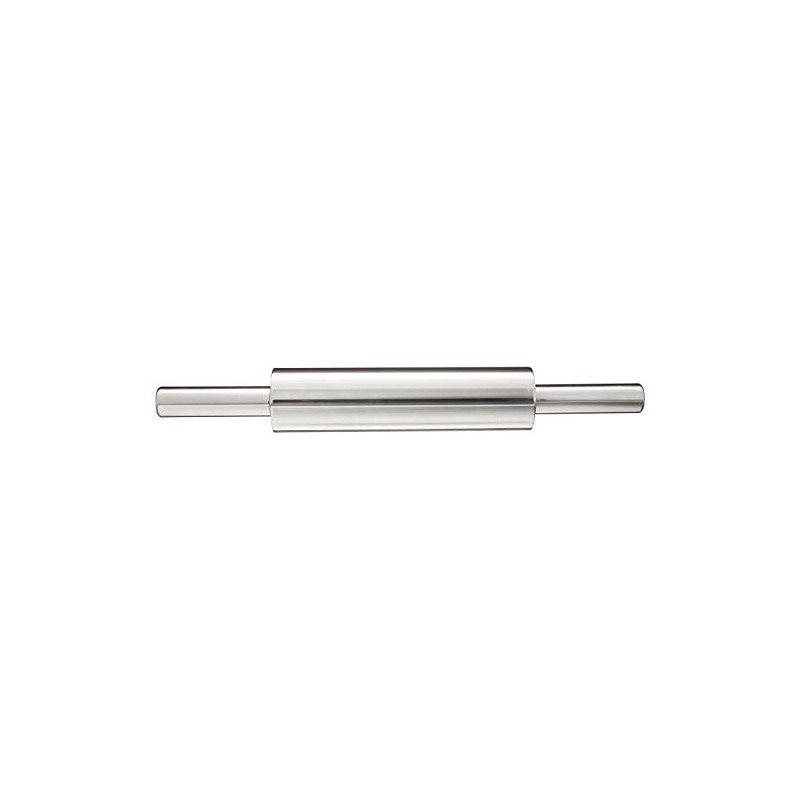 Fox Run Stainless Steel Rolling Pin With Handles, 18" x