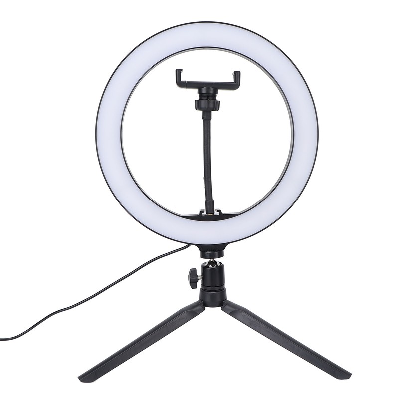 10 Inch Circle Fill Light Bright Dimmable LED Cellphone Round