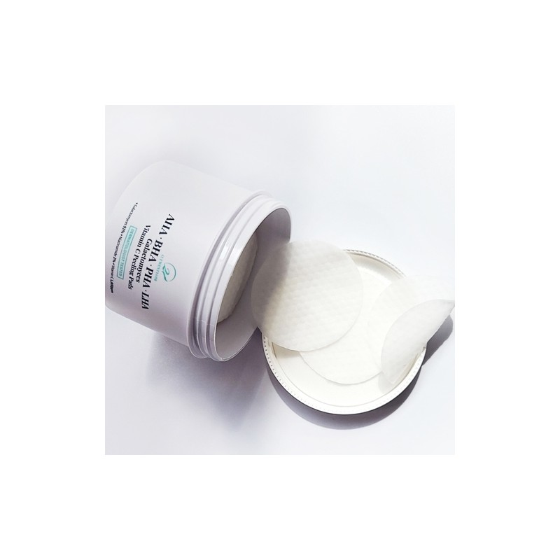 Bionature O21 Abapara Galactomyces Vitamin C Peeling Pads 60 Sheets