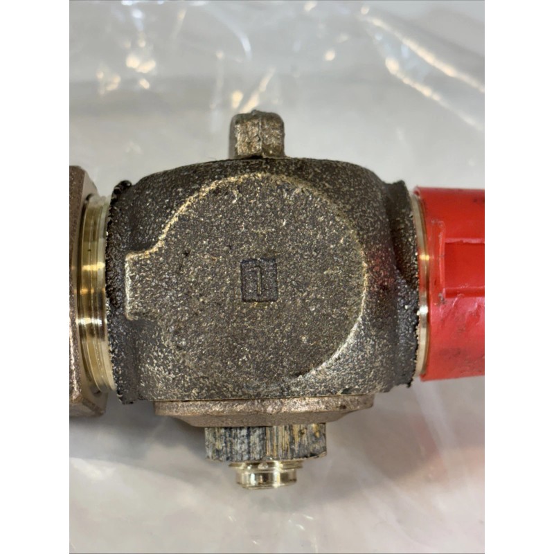 Mueller 1" Ball Valve Ground Key Water Stop Drain Threaded