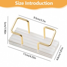QYRDBGY Business Card Holder, Acrylic Business Card Stand Transparent Business Card Box Business Card Storage Card Holder for Exhibition Stand Office Department Store Counter