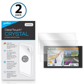BoxWave Screen Protector Compatible with Garmin Drive 51 LMT-S - ClearTouch Crystal (2-Pack), HD Film Skin - Shields from Scratches for Garmin Drive 51 LMT-S